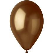 10 Ballons Marron Nacré Ø30cm