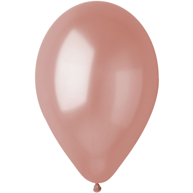 10 Ballons Rose Gold Nacré Ø30cm 
