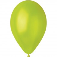 10 Ballons Vert anis Nacré Ø30cm