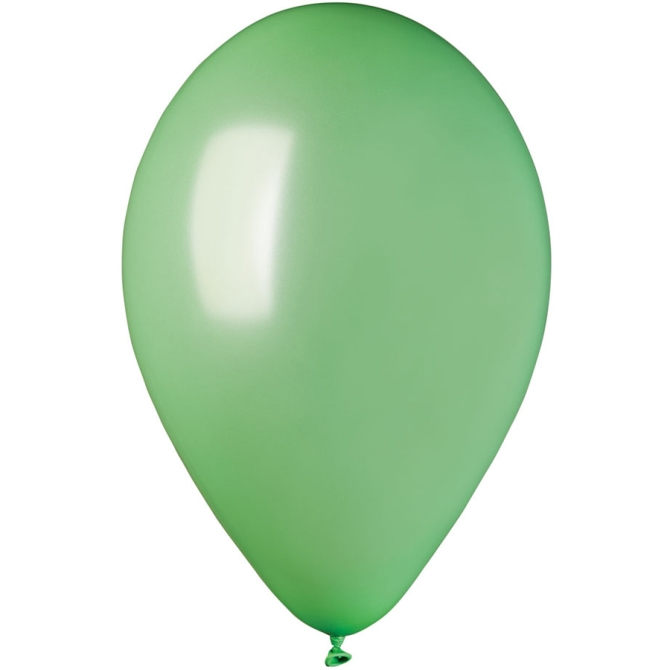 10 Ballons Vert menthe Nacr 30cm 
