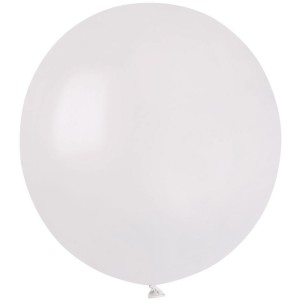 10 Ballons Blanc Nacr 48cm