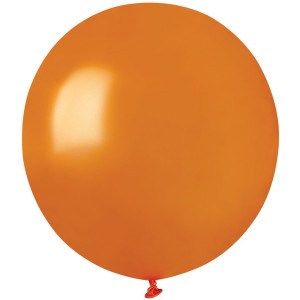 10 Ballons Orange Nacré Ø48cm