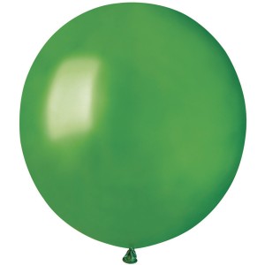 10 Ballons Vert Nacré Ø48cm