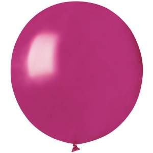 10 Ballons Fuchsia Nacr 48cm
