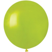 10 Ballons Vert anis Nacr 48cm