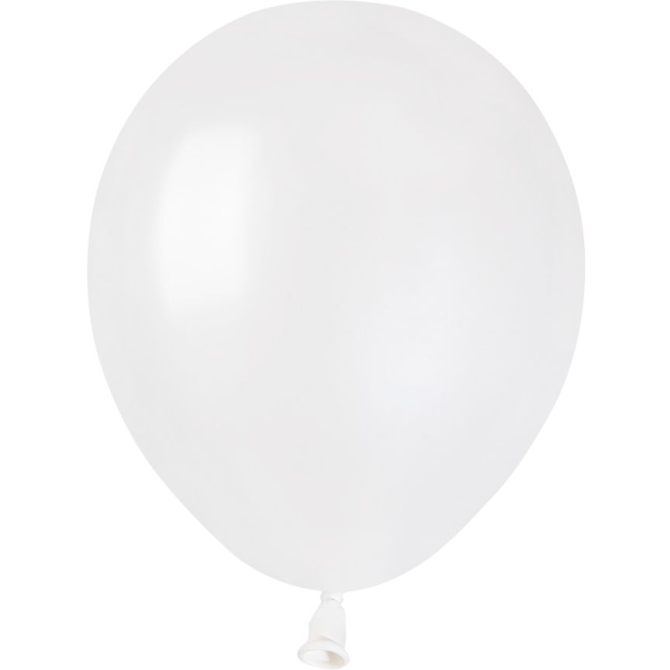 50 Ballons Blanc Nacré Ø13cm 