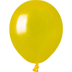 50 Ballons Jaune Nacré Ø13cm