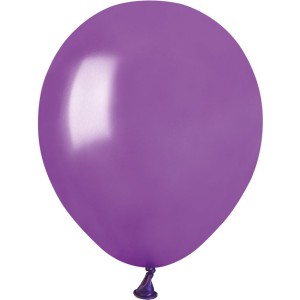 50 Ballons Violet Nacré Ø13cm