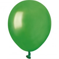 50 Ballons Vert Nacr 13cm