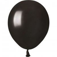50 Ballons Noir Nacr 13cm