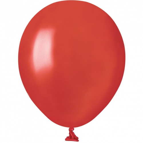 50 Ballons Rouge Nacré Ø13cm 