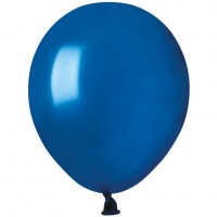 50 Ballons Bleu roi Nacr 13cm