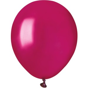 50 Ballons Bordeaux Nacr 13cm