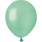 50 Ballons Vert eau Nacré Ø13cm
