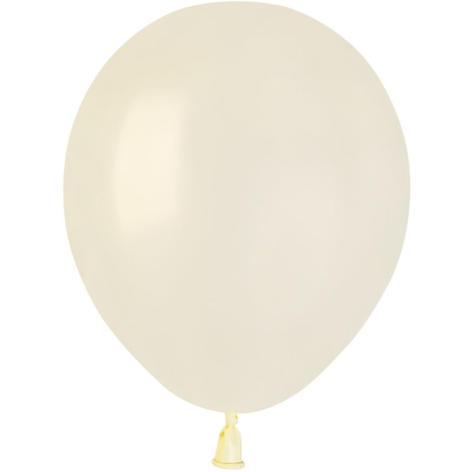 50 Ballons Ivoire Nacr 13cm 
