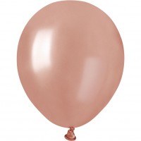 50 Ballons Rose Gold Nacr 13cm