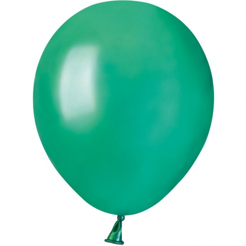 50 Ballons Vert Sapin Ø13cm 