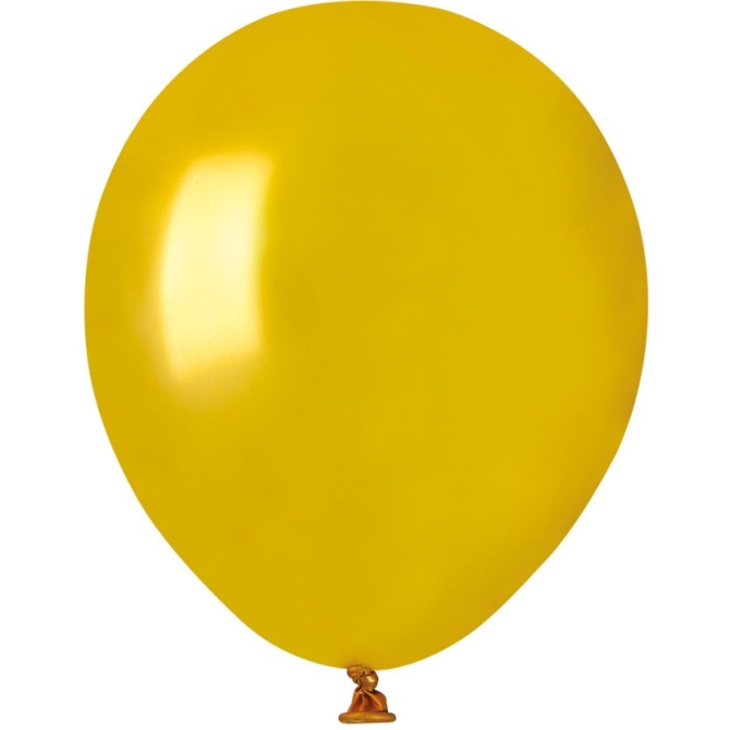 50 Ballons Or Nacr 13cm 