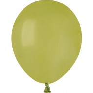 50 Ballons Vert olive Mat Ø13cm