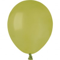 50 Ballons Vert olive Mat 13cm