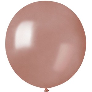 10 Ballons Rose Gold Nacr 48cm