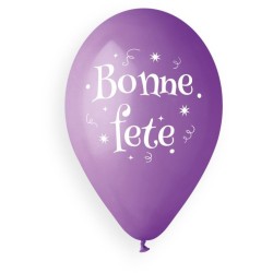 5 Ballons Bonne Fte 33cm. n1