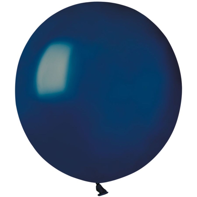 10 Ballons Bleu Marine Mat 48cm 