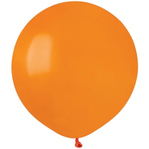 25 Ballons Orange Mat 48cm