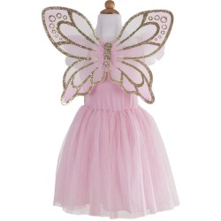 Dguisement Papillon Robe Dor & Ailes Taille 5-7 ans. n1