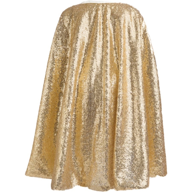 Cape  Sequins Or Taille 5-6 ans 