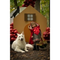 Cape Petit Chaperon Rouge Taille 5-6 ans. n5