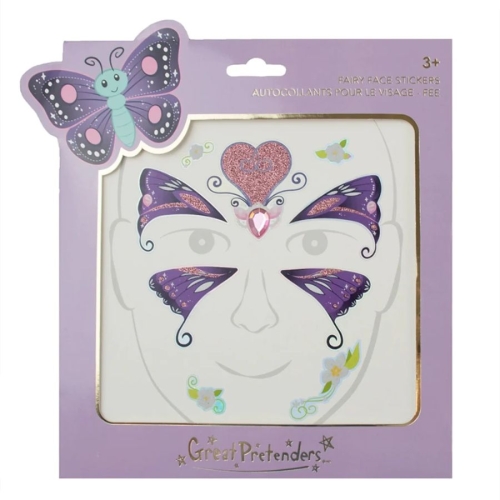 Stickers Visage - Fée Papillon 
