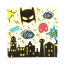 Contient : 1 x 20 petites Serviettes Super Hros Comics