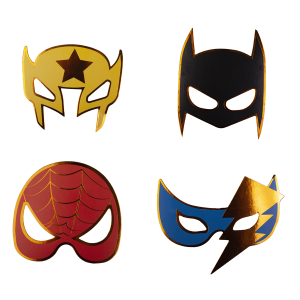 8 Masques Super Héros Comics