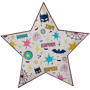 8 Assiettes Super Hros Star