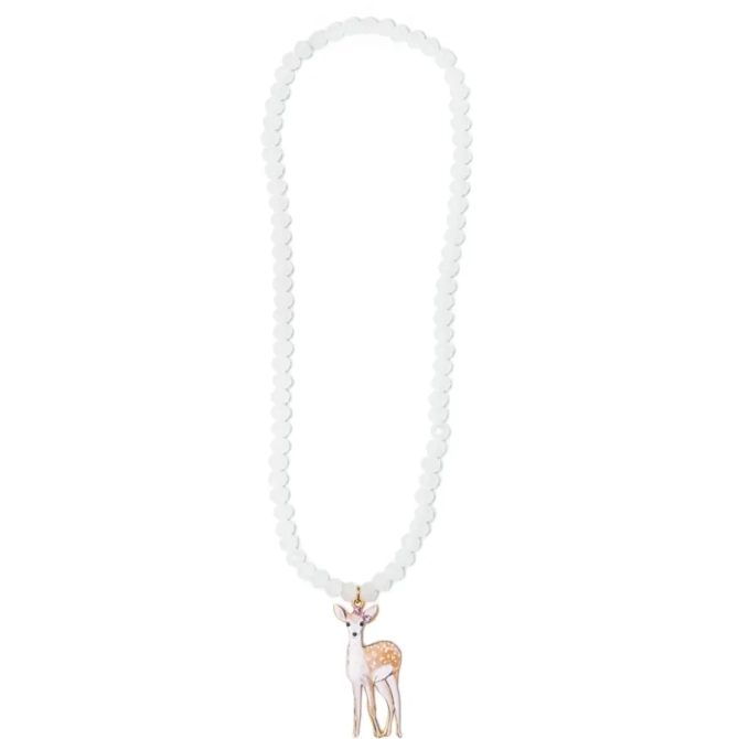 Collier Perles Blanches Faon 