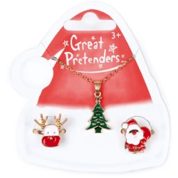 Set Collier  +  2 Bagues Noël. n°4