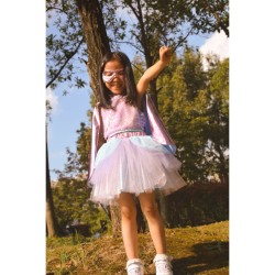 Dguisement Super-Hroine Tutu Rose / Bleu Clair - Taille 4-6 ans. n2