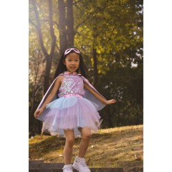 Dguisement Super-Hroine Tutu Rose / Bleu Clair - Taille 4-6 ans. n5