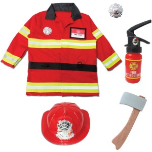 Set de Déguisement Pompier Taille 3-5 ans