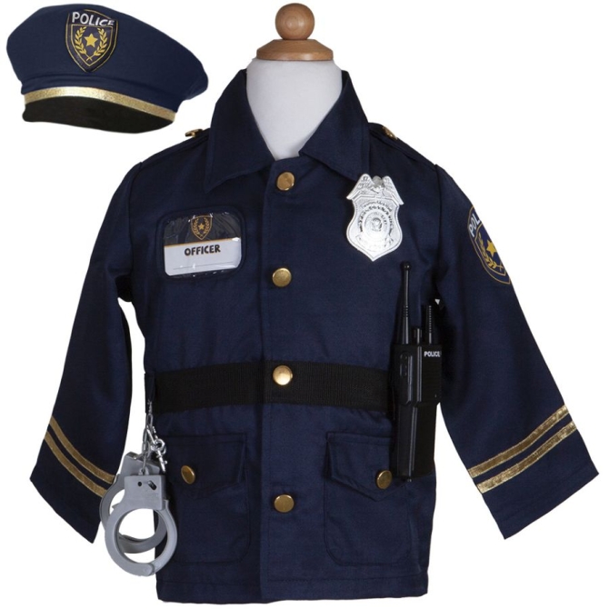 Set de Dguisement Officier de Police Taille 5-6 ans 