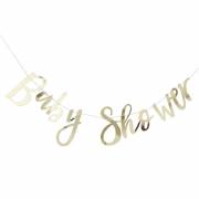 Guirlande Baby Shower - Or