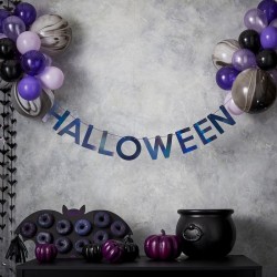Kit Guirlande et Ballons - Purple Halloween. n1