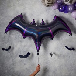 Ballon Chauve-Souris - Purple Halloween. n°1