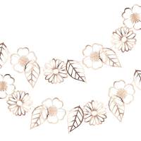 Guirlande Fleurs Rose Gold (3 m)