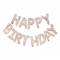 Guirlande Ballons Happy Birthday (4 m) - Rose Gold images:#0