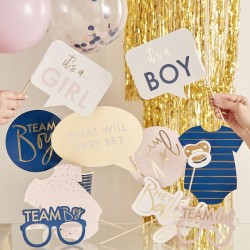 Kit Photo Booth Baby Shower - It s a Boy It s a Girl ?. n1