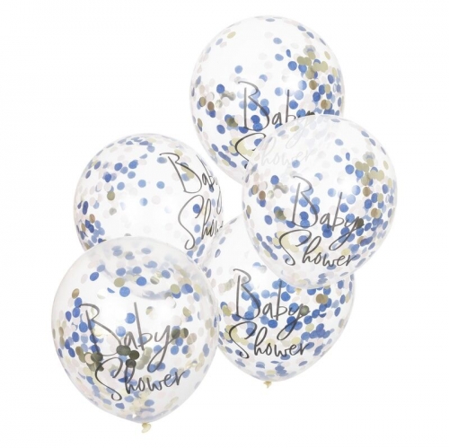 5 Ballons Baby Shower - It s a Boy It s a Girl ? 