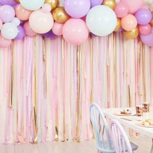 Kit Dco - Ballons et Rideau Pastel