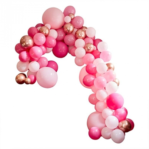 Kit Arche Luxe De 0 Ballons Rose Gold Metallique Rose Pour L Anniversaire De Votre Enfant Annikids